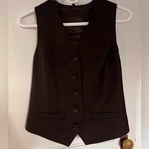 And Other Stories brown wool waistcoat vest size 4